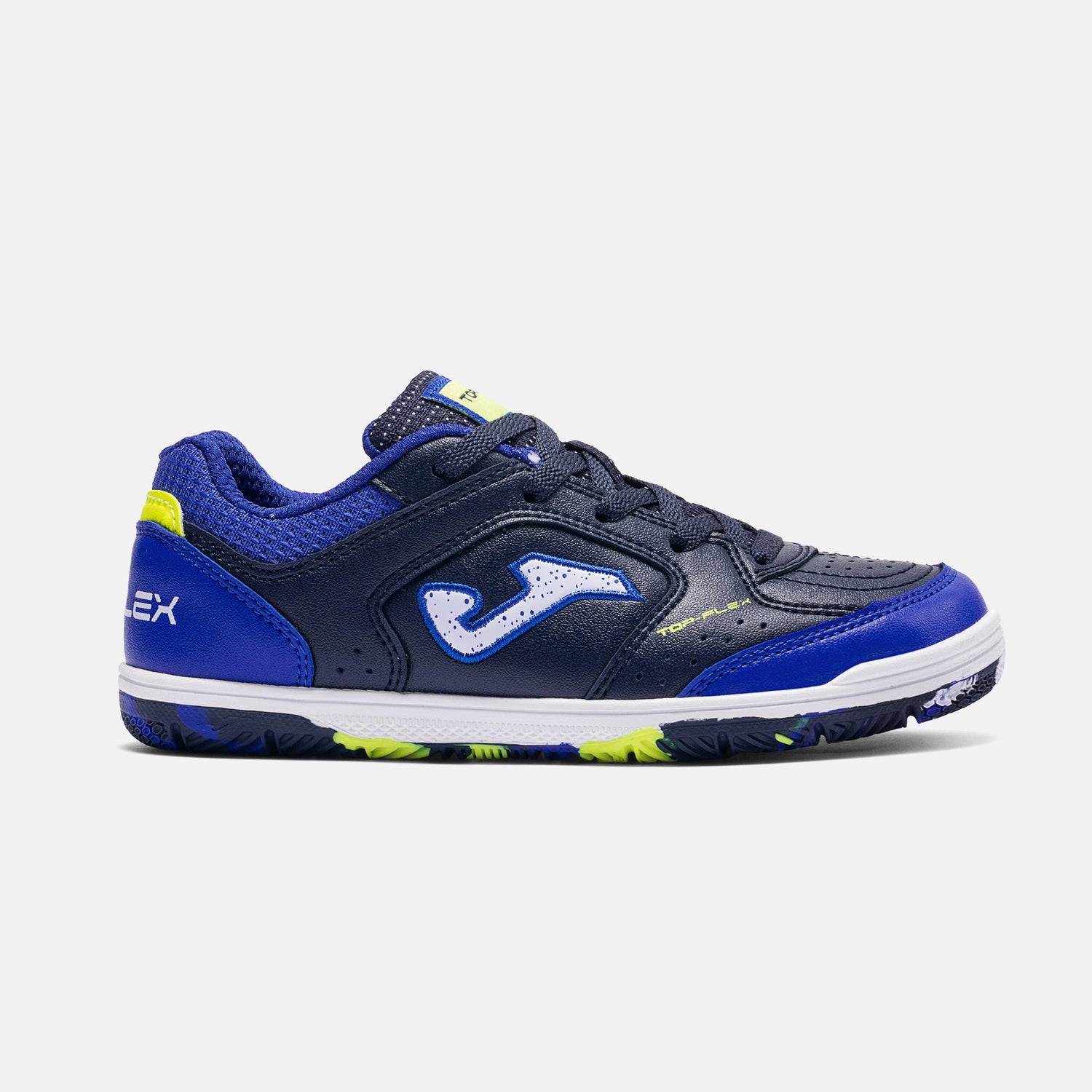 Joma Top Flex Jr 2633 Navy Blue Yellow Indoor