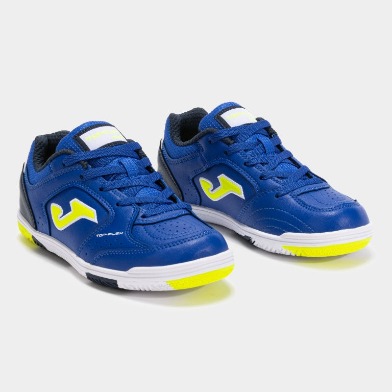 Joma Top Flex Jr 2633 Navy Blue Yellow Indoor