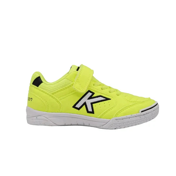 Kelme Precision Elastic Futsal Shoes Lime-Black