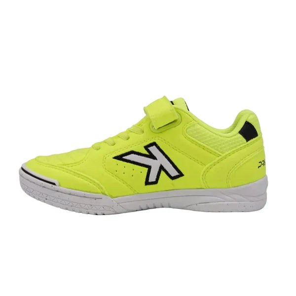 Kelme Precision Elastic Futsal Shoes Lime-Black