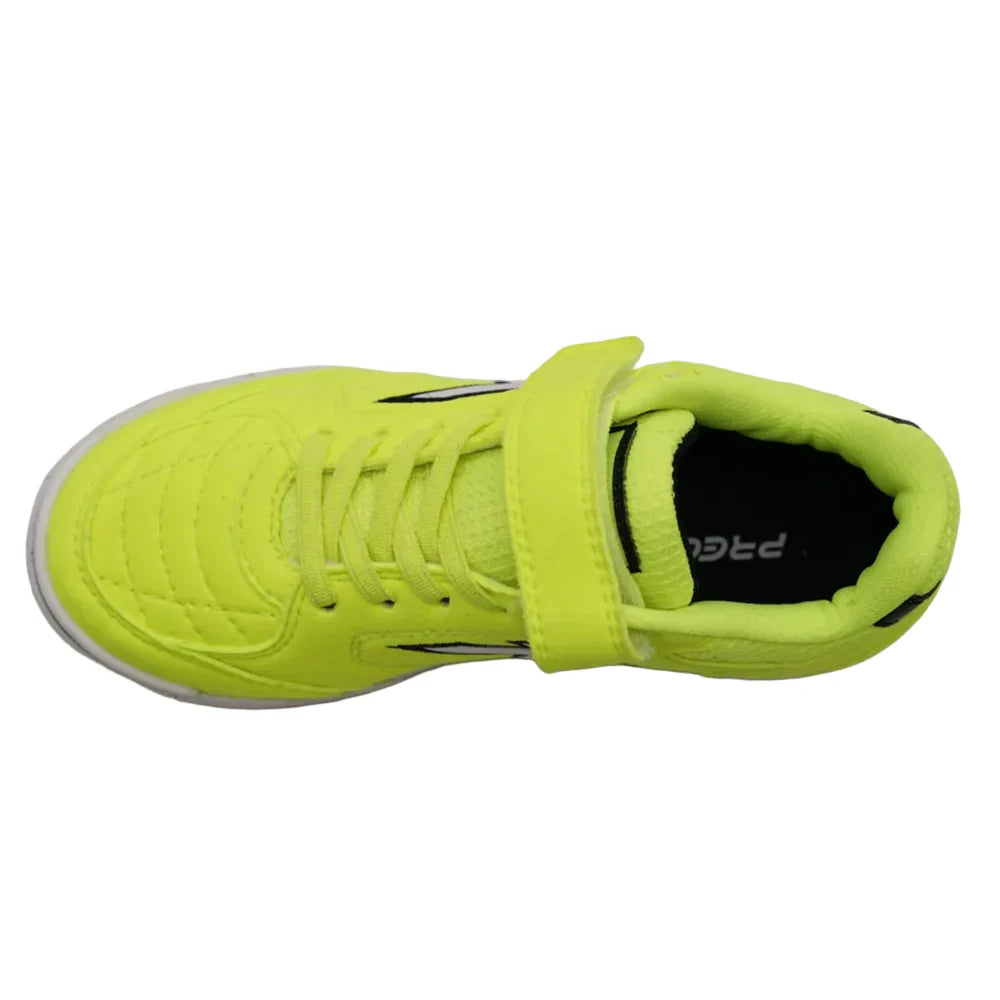 Kelme Precision Elastic Futsal Shoes Lime-Black