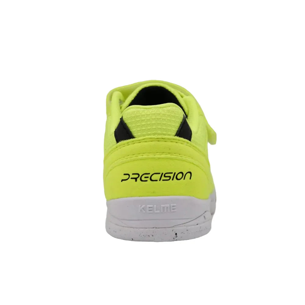 Kelme Precision Elastic Futsal Shoes Lime-Black