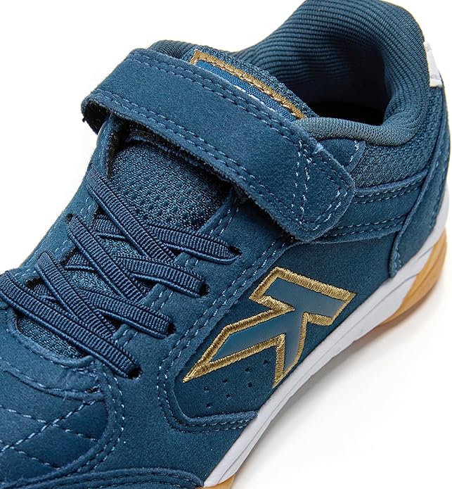 Kelme Precision Elastic Futsal Shoes Navy- White